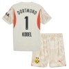 Maglia da Calcio Portiere Borussia Dortmund Kobel 1 Casa 2024-25 per Bambino